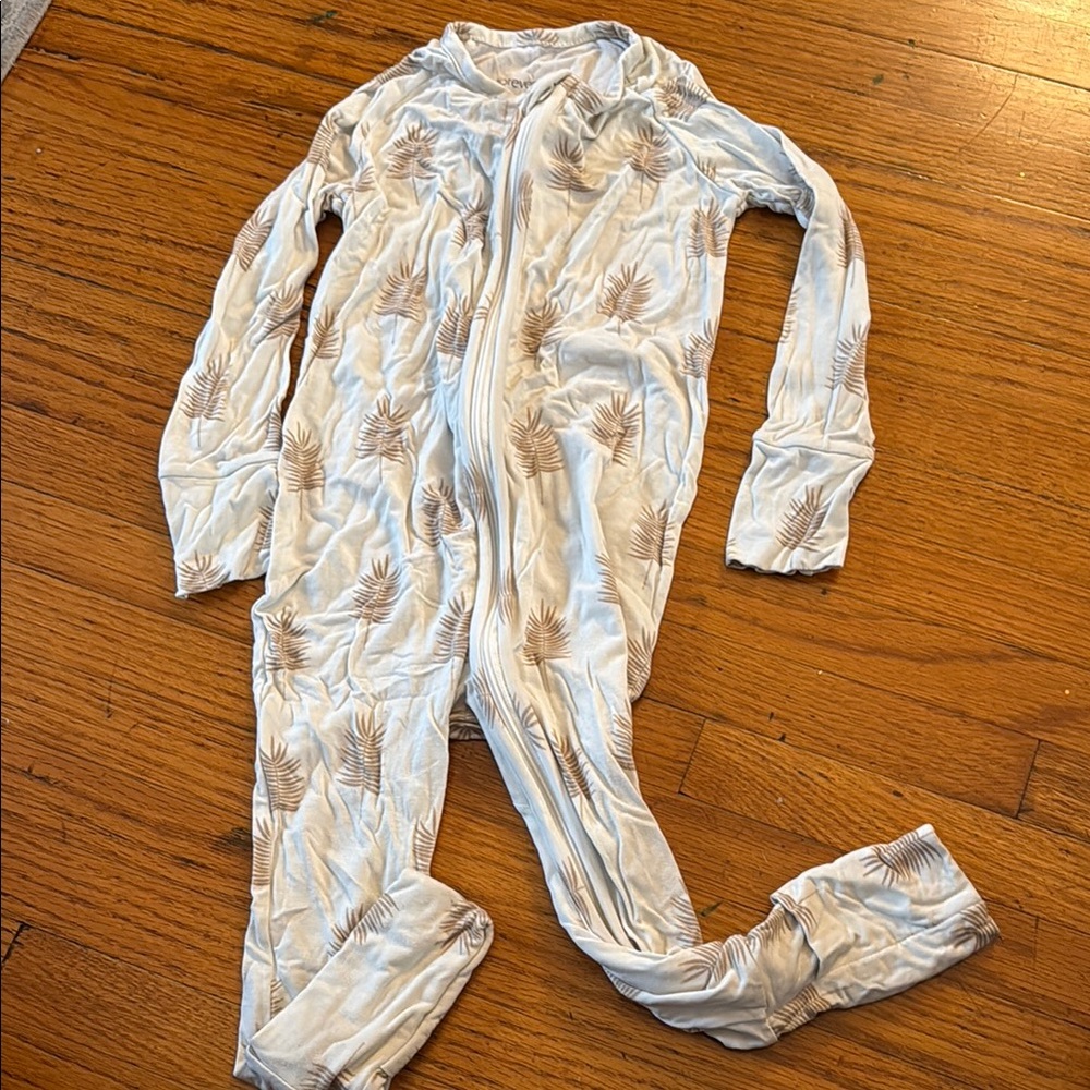 Leaf Print Kids One Piece
